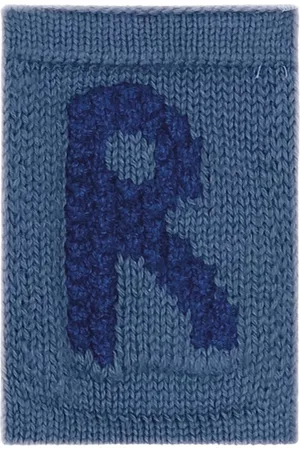 Smallstuff Knitted Letter R, Blue Blue