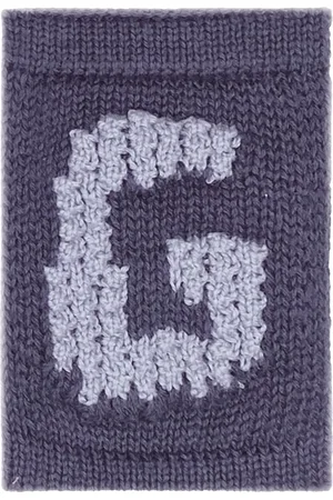 Smallstuff Knitted Letter G, Blue Blue