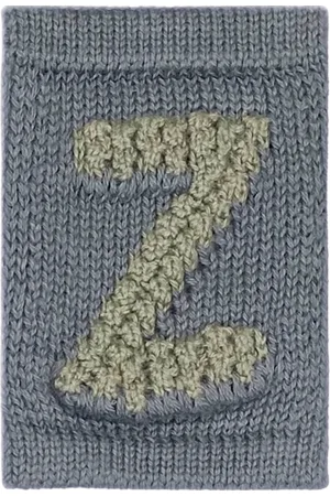 Smallstuff Knitted Letter Z, Blue Blue