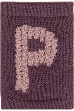 Smallstuff Knitted Letter P, Rose Purple