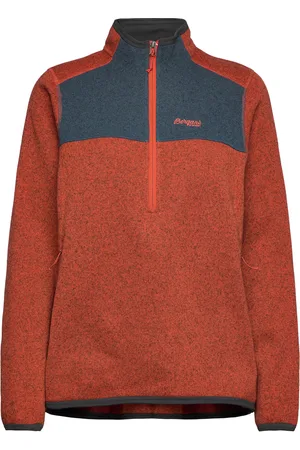 Bergans Kamphaug Knitted W Half Zip Orion Blue Xs Blue