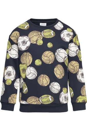 NAME IT Nmmtenne Ls Loose Swe Bru Pb Navy