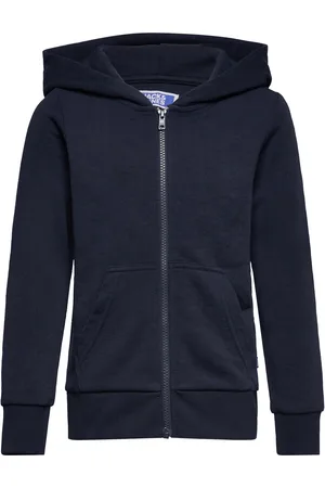 JACK & JONES Jjebradley Sweat Zip Hood Noos Jnr Navy Jack & J S
