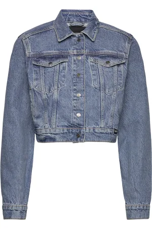 ROTATE Twill Over D Jacket Blue