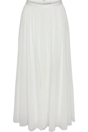 Y.A.S Mistra Hw Maxi Skirt S. - Celeb White