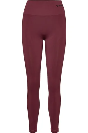 Hummel Hmltif Seamless High Waist Tights Burgundy