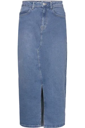 Noisy May Nmkath Nw Slit Long Skirt Vi477Mb Noos Blue