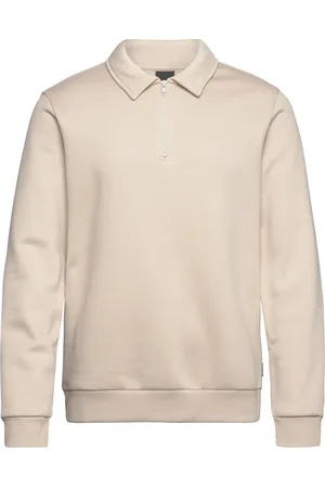 Only & Sons Onsceres 1/4 Zip Sweat Polo Cream