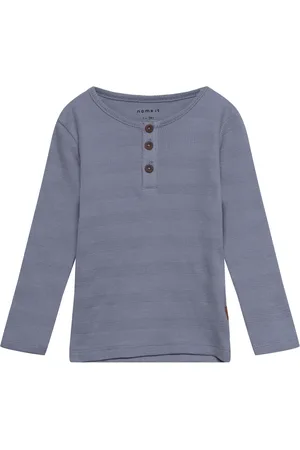 NAME IT Nmmtimmo Ls Slim Top Blue