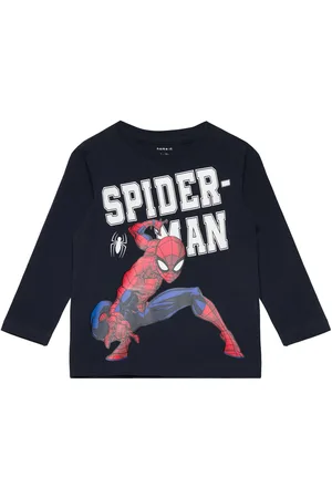 NAME IT Nmmnaza Spiderman Ls Top Noos Mar Navy
