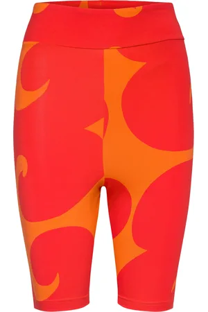 adidas Marimekko Rib Short Tights Knee Length Patterned
