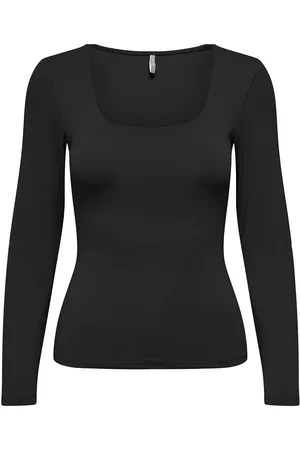 ONLY Onlea L/S 2-Way Deep Neck Top Jrs Noos