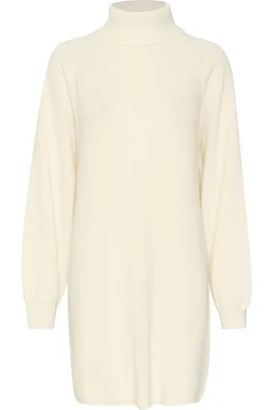 Gestuz Manzigz Wool Dress White