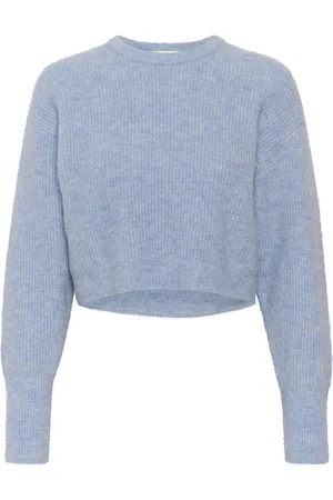 Gestuz Alphagz Short Pullover Blue