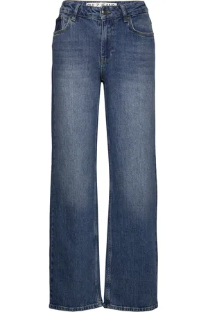 Pulz jeans Pzvega Uhw Jeans Wide Leg Blue