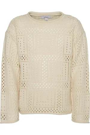 VERO MODA Vmoda Ls O-Neck Pullover Girl Cream
