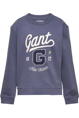 GANT Relaxed Graphic Sweat C-Neck Blue