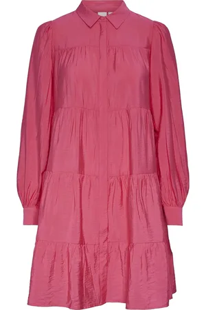 Y.A.S Pala Ls Shirt Dress S. Noos Pink