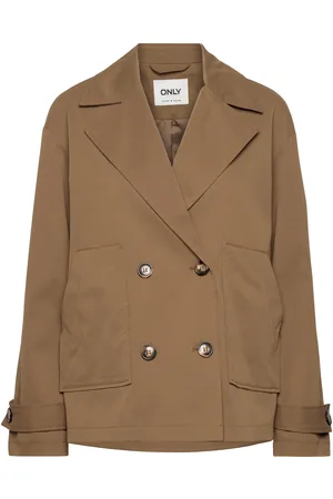 ONLY Onlgina Orchid Trenchcoat Short Cs Otw Beige