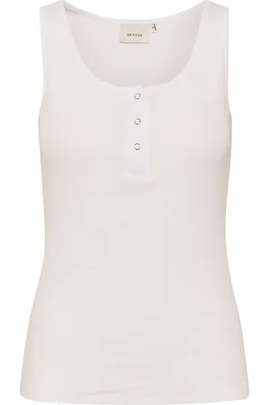 Gestuz Drewgz Button Top Noos White