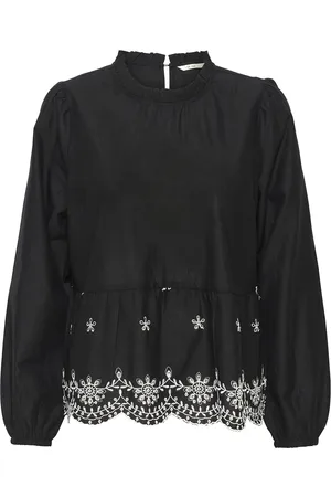 Cream Crannea Blouse Black