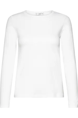MANGO Long Sleeve Cotton T-Shirt