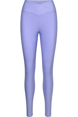 Casall Overlap High Waist Tights Blue