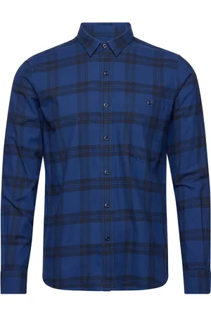 Peak Performance M Moment Flannel Shirt Blue