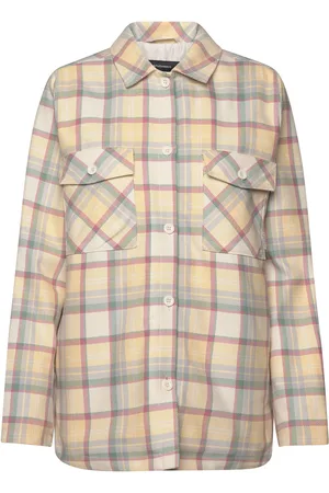 Peak Performance W Padded Cotton Overshirt Beige