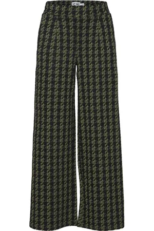 Ichi Ihkate Houndstooth Wide Pa Green