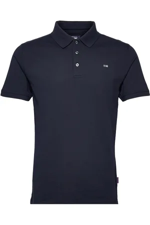 SEBAGO Performance Polo Pique Blue