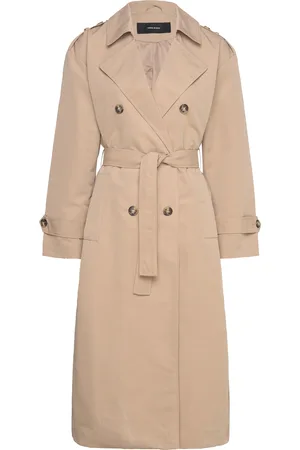 VERO MODA Vmchloe Long Trenchcoat Ga Noos Beige