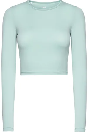 Casall Crop Long Sleeve Blue