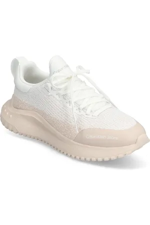 Calvin Klein Eva Runner Low Sock Kt In Dif White