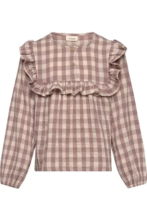 Lil Atelier Nmfbeate Ls Loose Shirt Lil Brown