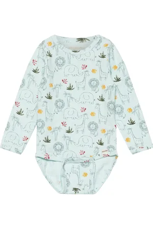 Minymo Body Ls Aop Blue