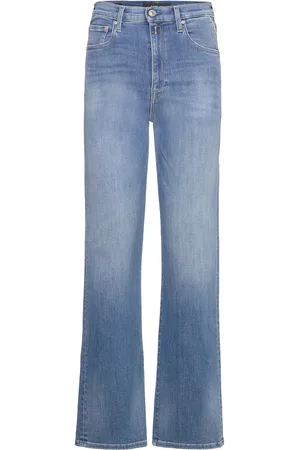 Replay Reyne Trousers High Waist Wide Leg