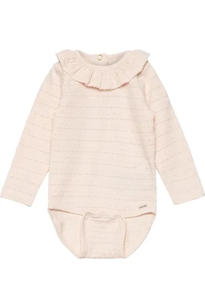 Minymo Body Ls Jacquard Pink