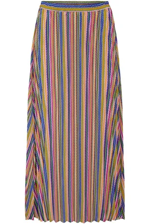 ONLY Onlalma Life Poly Plisse Skirt Aop Patterned