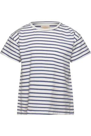 Creamie T-Shirt Ss Stripe Blue