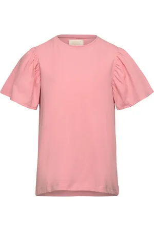 Creamie T-Shirt Ss Woven Pink