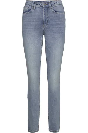 MANGO High-Rise Skinny Jeans Blue