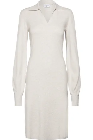 Filippa K Knit Polo Dress Cream