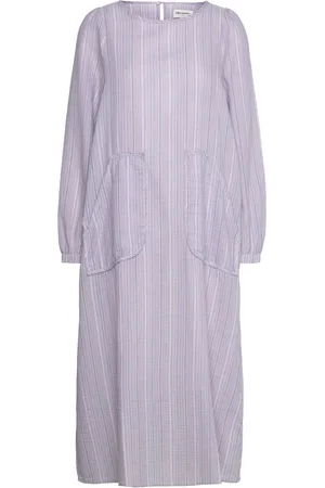 Lollys Laundry Lucasll Midi Dress Ls Purple