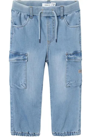 NAME IT Nmmben Baggy R Cargo Jeans 9770-Yt Noos Blue