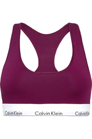 Calvin Klein Unlined Bralette Purple