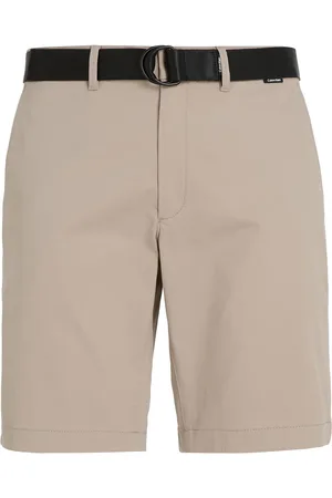 Calvin Klein Modern Twill Slim Short Belt Beige
