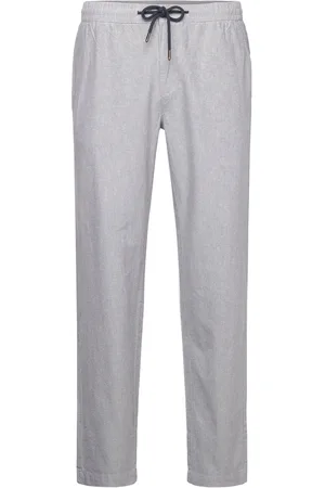Lindbergh Oxford Drawstring Pants Grey