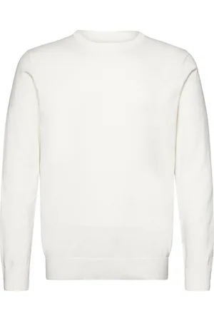 Lindbergh Knitted O-Neck Sweater White