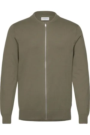 Lindbergh Knitted Cardigan Khaki